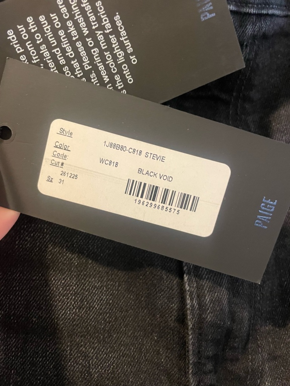 Paige NWT | Stevie Straight Jean | 31 - Picture 9 of 14